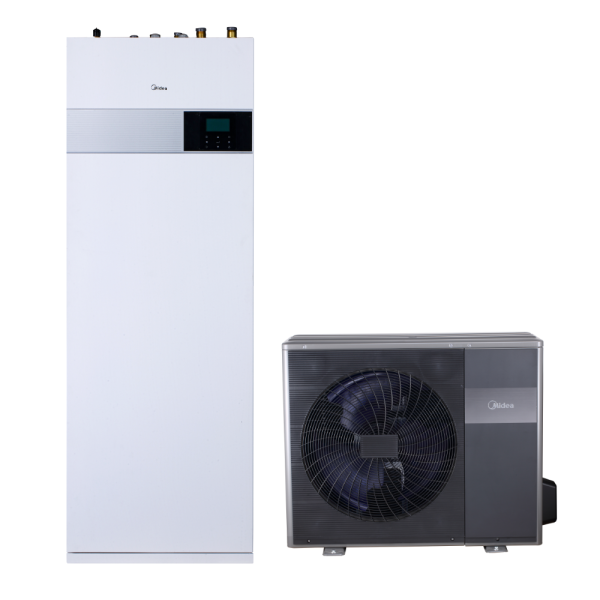 Midea MHA-V10W/D2N8-B2H2-IWT190 M-Thermal osztott hőszivattyú (R32, 10 kW, 1 fázis, 190l, fekete)
