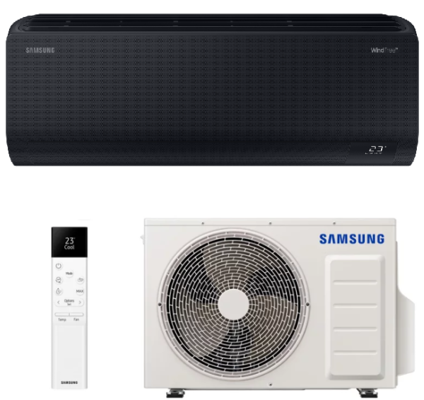 Samsung AR70F12C1ABNEU + AR70F12C1AWXEU WindFree™ Avant S2 Black Inverteres Split klíma